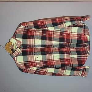 Old Navy Red and Black Checkered Shirt